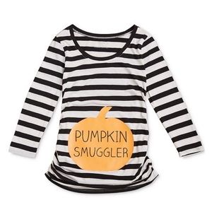 Motherhood Maternity Pumpkin Smuggler Tee